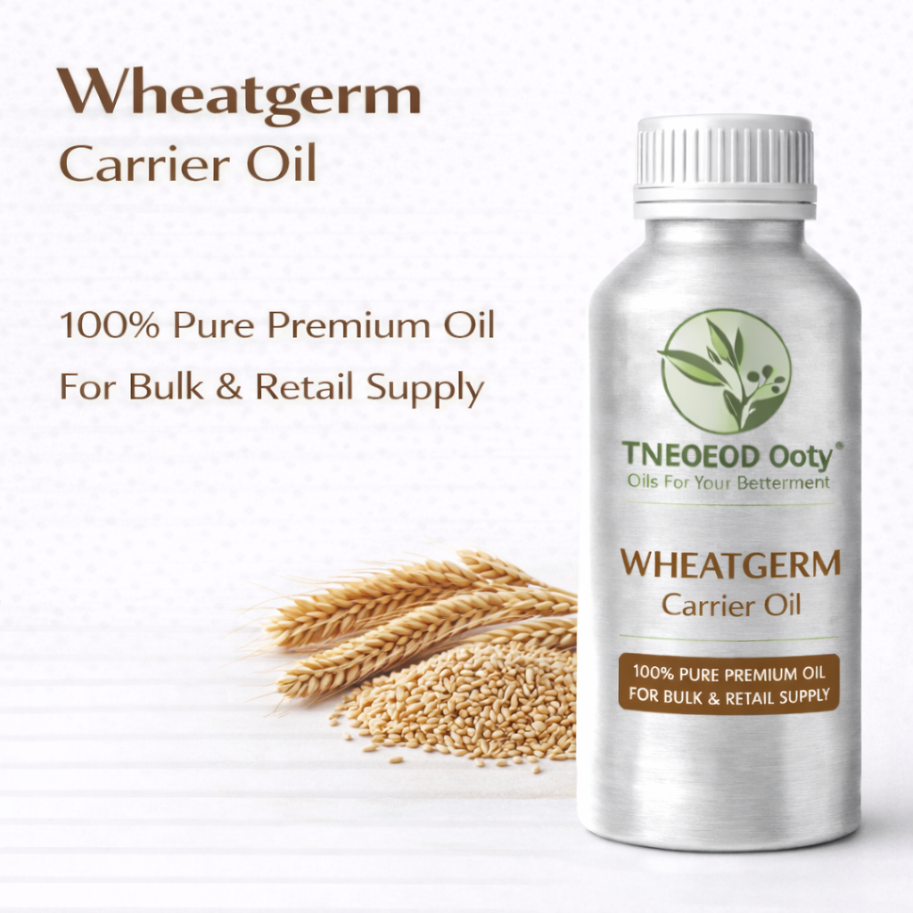 Pure Cold Pressed Wheatgerm Oil for Skin and Hair