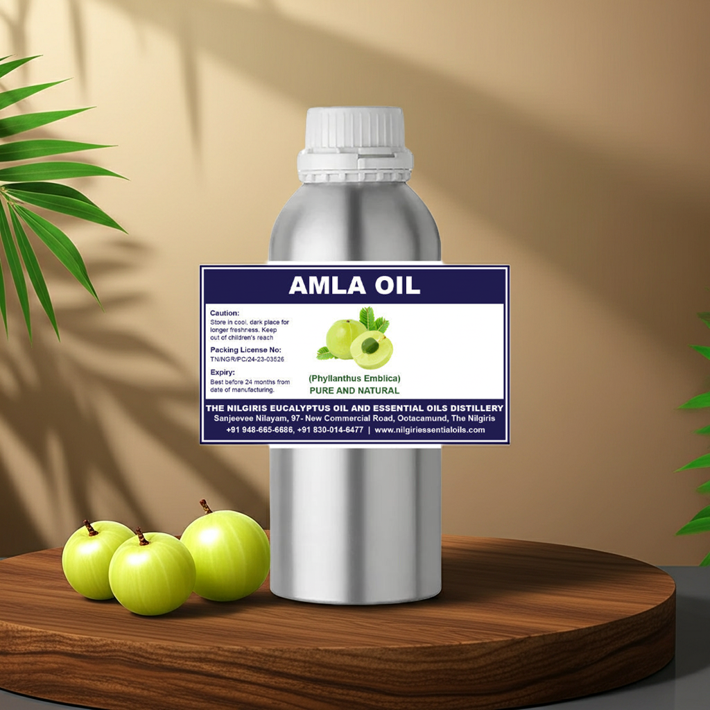 Pure Cold-Pressed Amla Carrier Oil – Retail & Wholesale