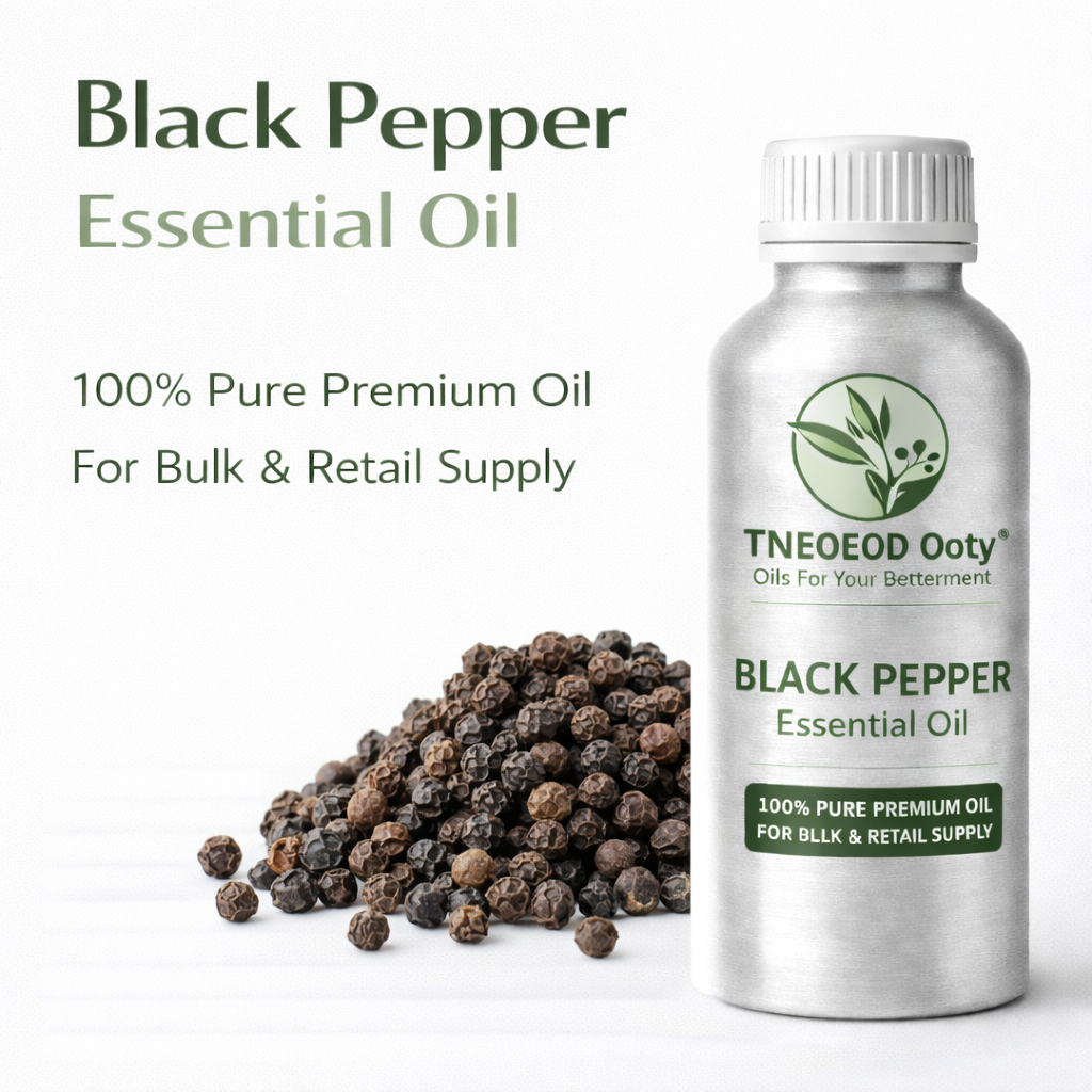 Black Pepper Essential Oil with Warm Spicy Aroma