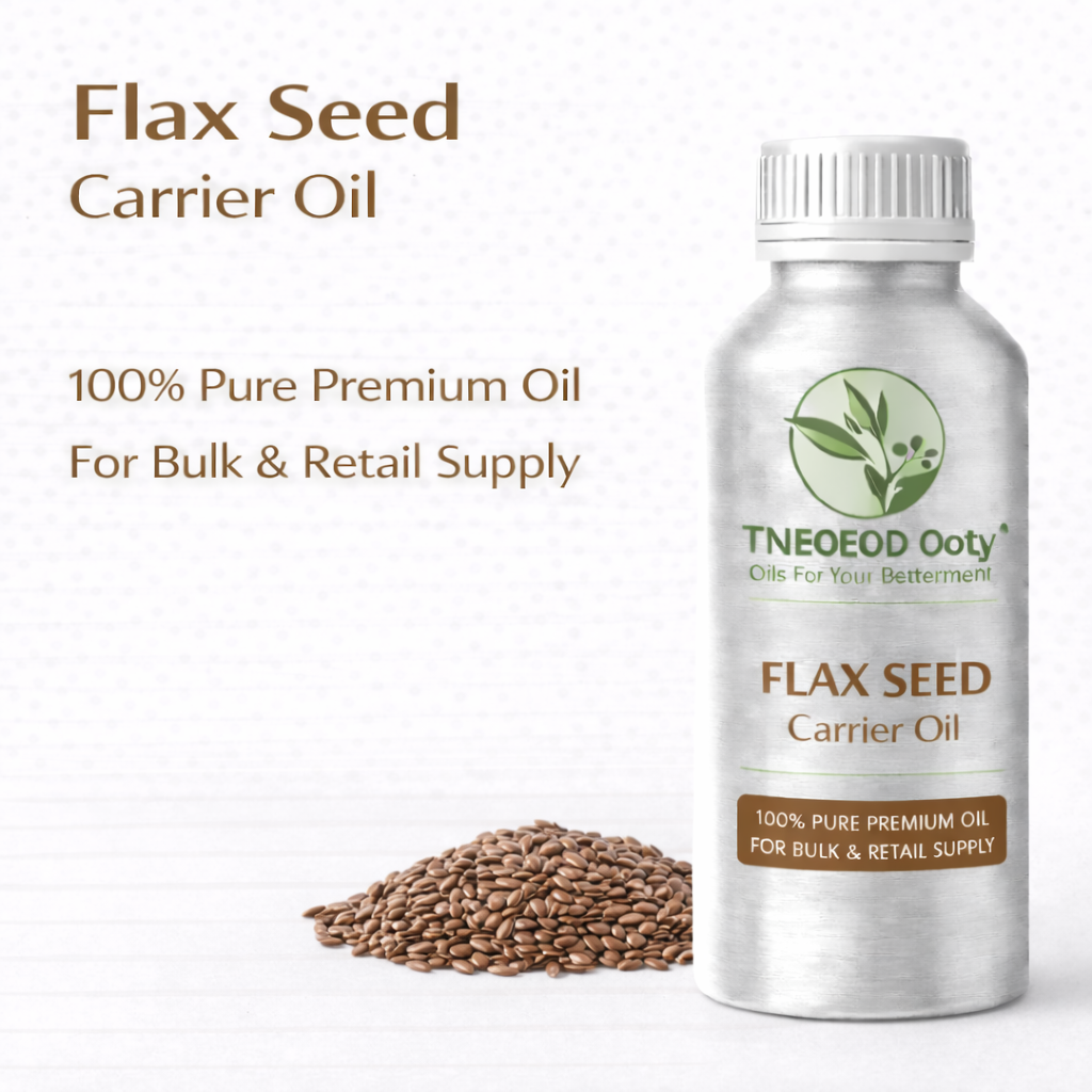 Flax Seed Carrier oil Cold Pressed Natural oil