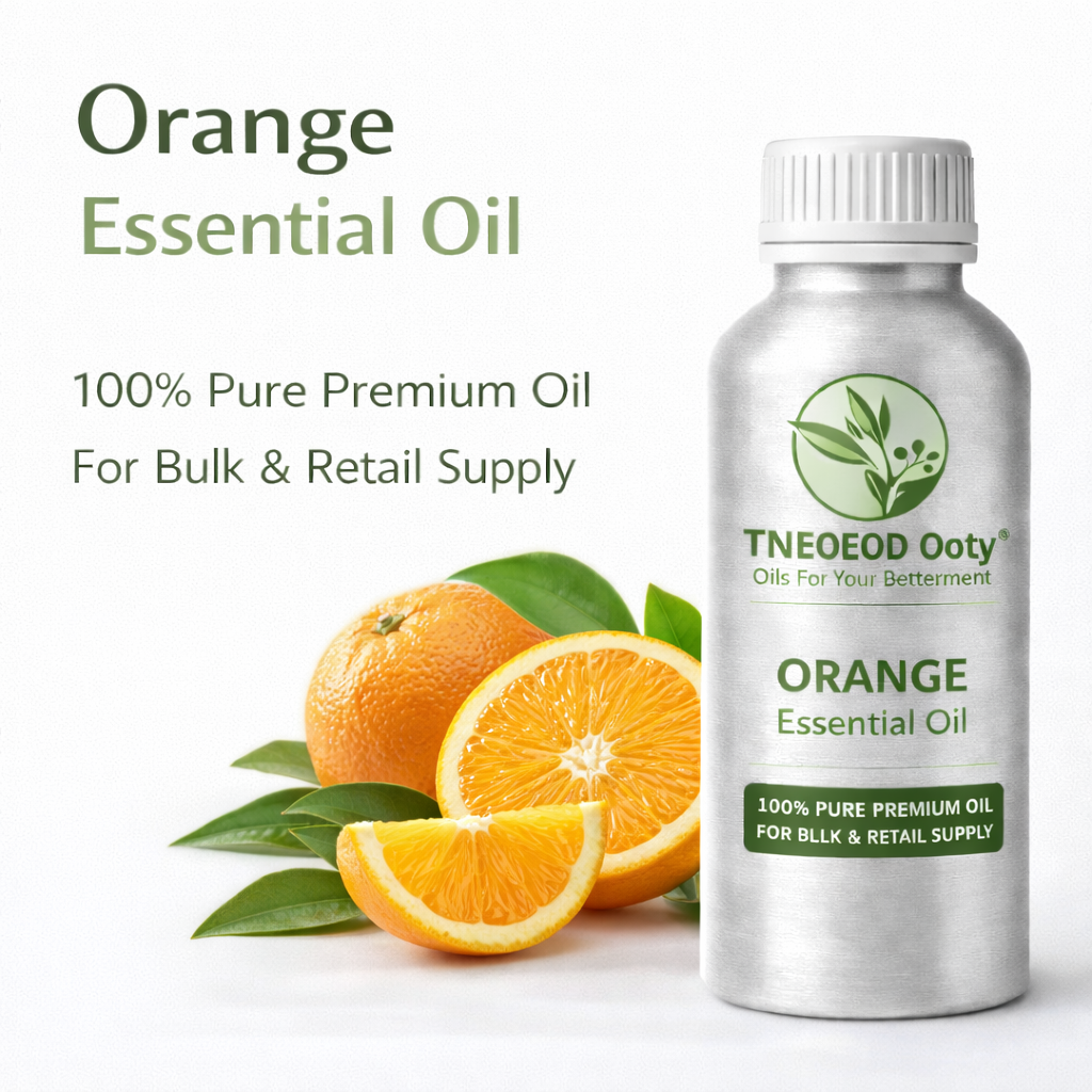 Orange Essential Oil with Fresh Citrus Aroma